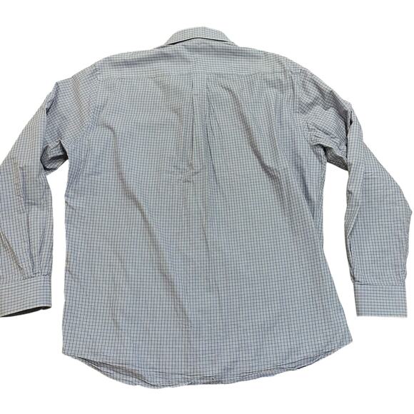 Oliver Ridley Men’s plaid button down shirt purple blue Size L - Picture 6 of 6